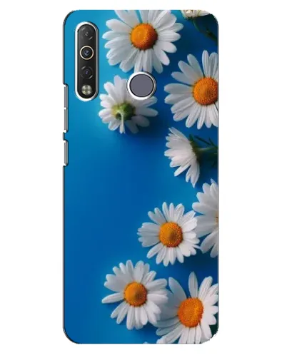 Чехол для TECNO Camon 12 Air CC6 с картинкой «Белоснежные маргаритки»