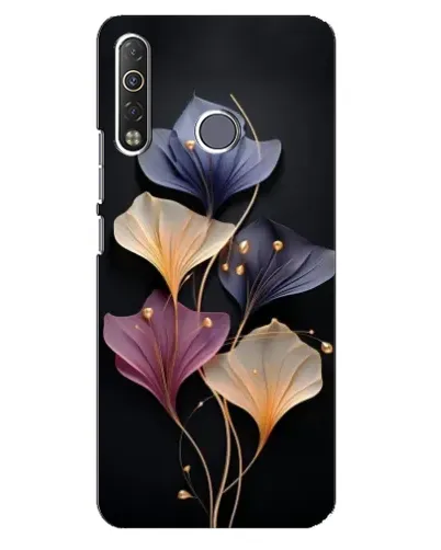 Чехол для TECNO Camon 12 Air CC6 с картинкой «Лиловые цветы грации»