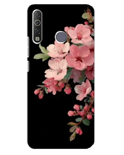 Чехол для TECNO Camon 12 Air CC6 с картинкой «Розовая ветка сакуры»