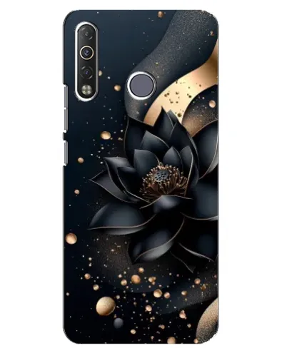 Чехол для TECNO Camon 12 Air CC6 с картинкой «Черный лотос»
