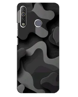 Чехол для TECNO Camon 12 Air CC6 с картинкой «Темный абстрактный камуфляж» Чехол для TECNO Camon 12 Air CC6 с картинкой «Темный абстрактный камуфляж»