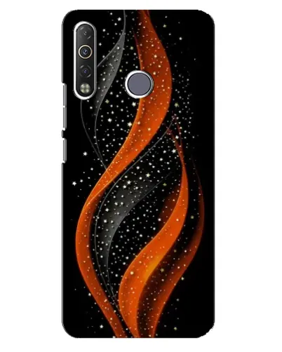 Чехол для TECNO Camon 12 Air CC6 с картинкой «Огненная звездная волна»