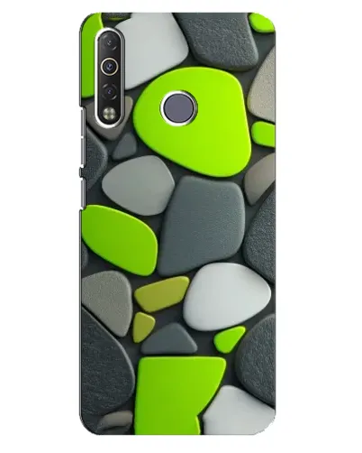 Чехол для TECNO Camon 12 Air CC6 с картинкой «Яркая неоновая галька»
