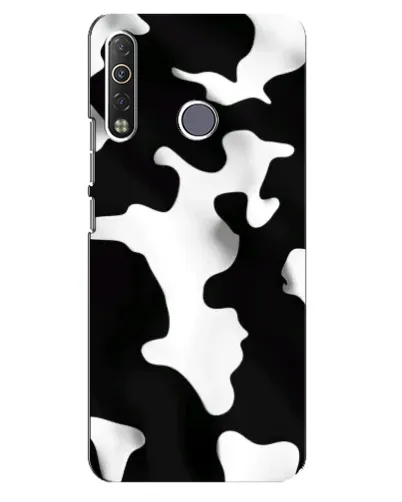 Чехол для TECNO Camon 12 Air CC6 с картинкой «Черно-белое пятно»