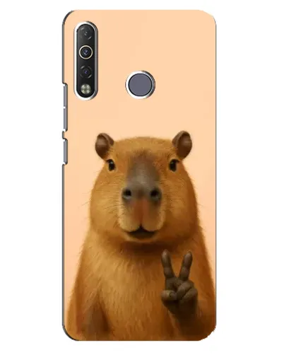 Чохол для TECNO Camon 12 Air CC6 з картинкою «Капібара вікторія» Чохол для TECNO Camon 12 Air CC6 з картинкою «Капібара вікторія»