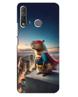 Чохол для TECNO Camon 12 Air CC6 з картинкою «Капі-мен супергерой» Чохол для TECNO Camon 12 Air CC6 з картинкою «Капі-мен супергерой»