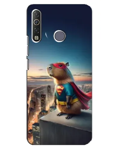 Чохол для TECNO Camon 12 Air CC6 з картинкою «Капі-мен супергерой» Чохол для TECNO Camon 12 Air CC6 з картинкою «Капі-мен супергерой»