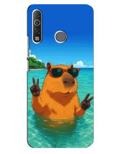 Чохол для TECNO Camon 12 Air CC6 з картинкою «Морська капібара» Чохол для TECNO Camon 12 Air CC6 з картинкою «Морська капібара»