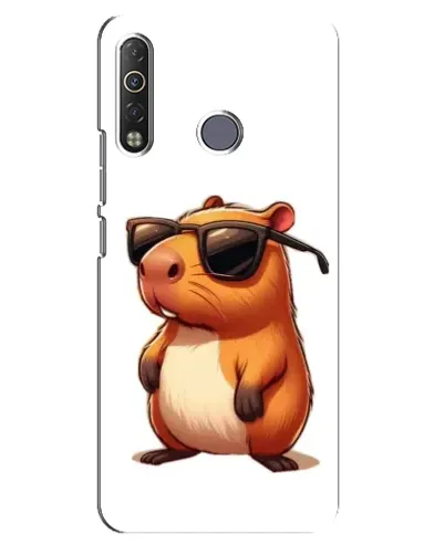 Чохол для TECNO Camon 12 Air CC6 з картинкою «Капібара в окулярах» Чохол для TECNO Camon 12 Air CC6 з картинкою «Капібара в окулярах»