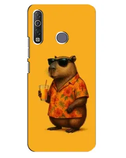 Чохол для TECNO Camon 12 Air CC6 з картинкою «Капібара на відпочинку» Чохол для TECNO Camon 12 Air CC6 з картинкою «Капібара на відпочинку»
