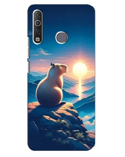 Чохол для TECNO Camon 12 Air CC6 з картинкою «Захід сонця з капібарою» Чохол для TECNO Camon 12 Air CC6 з картинкою «Захід сонця з капібарою»