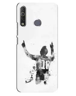 Чохол для TECNO Camon 12 Air CC6 з картинкою «Чорно-білий силует Мессі» Чохол для TECNO Camon 12 Air CC6 з картинкою «Чорно-білий силует Мессі»