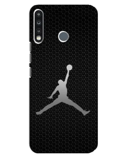 Чехол для TECNO Camon 12 CC7 с картинкой «Jordan Dark Carbon»