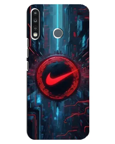Чехол для TECNO Camon 12 CC7 с картинкой «Техногенный стиль Nike»