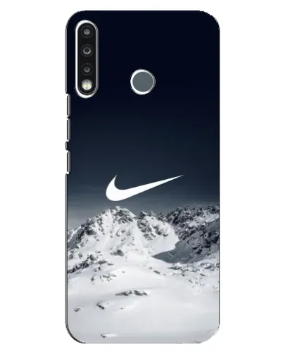 Чехол для TECNO Camon 12 CC7 с картинкой «Nike — зимние горы»