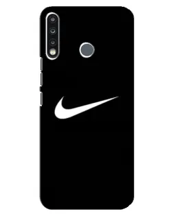 Чехол для TECNO Camon 12 CC7 с картинкой «Минималистический Найк» Чехол для TECNO Camon 12 CC7 с картинкой «Минималистический Найк»