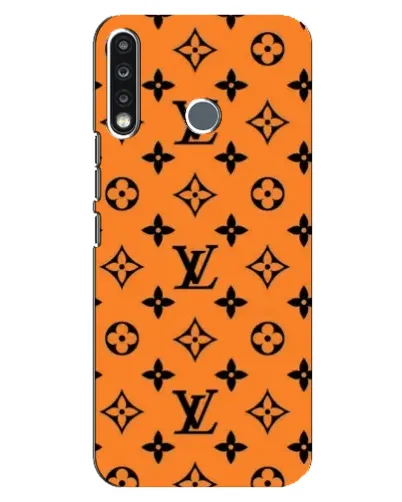 Чехол для TECNO Camon 12 CC7 с картинкой «Оранжевый стиль LV»