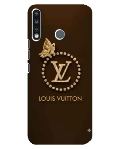 Чехол для TECNO Camon 12 CC7 с картинкой «LV — золотая печать»
