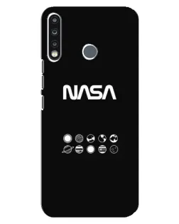 Чехол для TECNO Camon 12 CC7 с картинкой «NASA — технический принт» Чехол для TECNO Camon 12 CC7 с картинкой «NASA — технический принт»