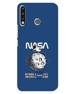 Чехол для TECNO Camon 12 CC7 с картинкой «NASA — лунная миссия» Чехол для TECNO Camon 12 CC7 с картинкой «NASA — лунная миссия»