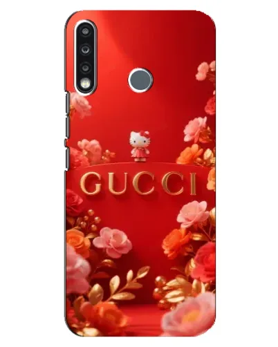 Чехол для TECNO Camon 12 CC7 с картинкой «Gucci — золотой сад»