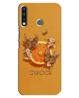 Чохол для TECNO Camon 12 CC7 з картинкою «Gucci — золоті метелики» Чохол для TECNO Camon 12 CC7 з картинкою «Gucci — золоті метелики»