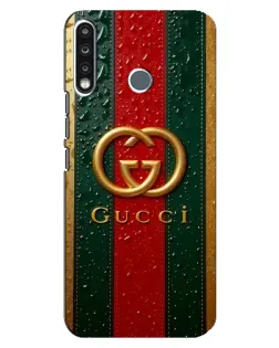 Чохол для TECNO Camon 12 CC7 з картинкою «Gucci — фірмова смуга та золото» Чохол для TECNO Camon 12 CC7 з картинкою «Gucci — фірмова смуга та золото»