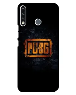 Чехол для TECNO Camon 12 CC7 с картинкой «PUBG — золотой логотип»