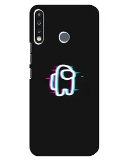 Чехол для TECNO Camon 12 CC7 с картинкой «Among Us неон» Чехол для TECNO Camon 12 CC7 с картинкой «Among Us неон»