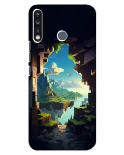Чехол для TECNO Camon 12 CC7 с картинкой «Вид из пещеры» Чехол для TECNO Camon 12 CC7 с картинкой «Вид из пещеры»