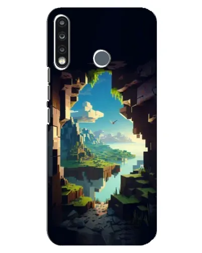 Чехол для TECNO Camon 12 CC7 с картинкой «Вид из пещеры» Чехол для TECNO Camon 12 CC7 с картинкой «Вид из пещеры»