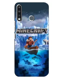 Чехол для TECNO Camon 12 CC7 с картинкой «Minecraft ледяной мир» Чехол для TECNO Camon 12 CC7 с картинкой «Minecraft ледяной мир»
