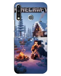 Чехол для TECNO Camon 12 CC7 с картинкой «Зимний Minecraft» Чехол для TECNO Camon 12 CC7 с картинкой «Зимний Minecraft»