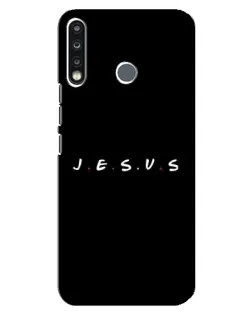 Чехол для TECNO Camon 12 CC7 с картинкой «Точки веры J.E.S.U.S.»