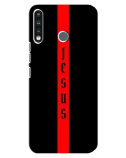 Чехол для TECNO Camon 12 CC7 с картинкой «Красная линия веры»