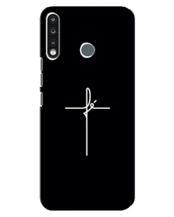 Чехол для TECNO Camon 12 CC7 с картинкой «Тонкий крест»
