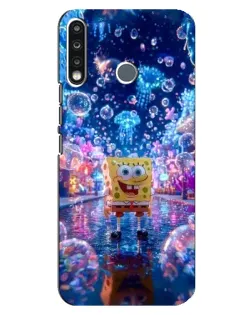 Чехол для TECNO Camon 12 CC7 с картинкой «Неоновый океан»