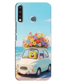 Чехол для TECNO Camon 12 CC7 с картинкой «Автомобильное путешествие»