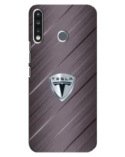 Чохол для TECNO Camon 12 CC7 з картинкою «Металева текстура Tesla» Чохол для TECNO Camon 12 CC7 з картинкою «Металева текстура Tesla»