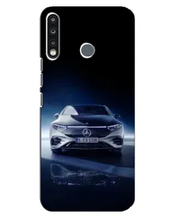 Чехол для TECNO Camon 12 CC7 с картинкой «Ночной Mercedes EQ»