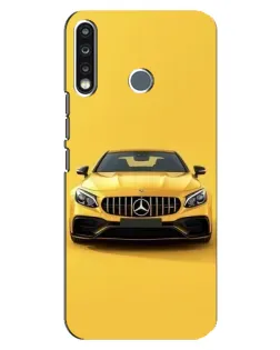 Чехол для TECNO Camon 12 CC7 с картинкой «Желтый Mercedes GT»