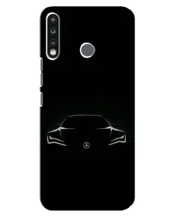 Чехол для TECNO Camon 12 CC7 с картинкой «Mercedes — силуэт авто» Чехол для TECNO Camon 12 CC7 с картинкой «Mercedes — силуэт авто»