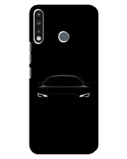 Чехол для TECNO Camon 12 CC7 с картинкой «Взгляд Audi в темноте»