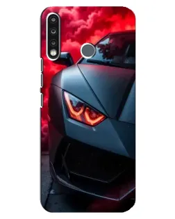 Чохол для TECNO Camon 12 CC7 з картинкою «Lamborghini червоне сяйво» Чохол для TECNO Camon 12 CC7 з картинкою «Lamborghini червоне сяйво»