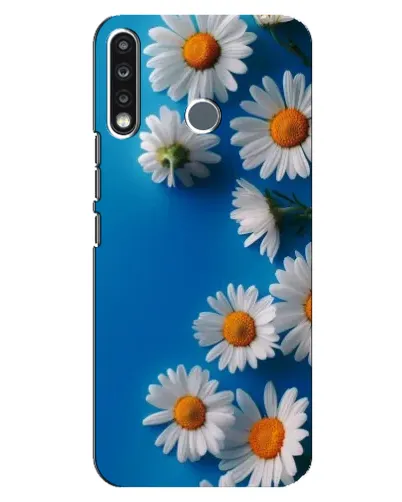 Чехол для TECNO Camon 12 CC7 с картинкой «Белоснежные маргаритки»