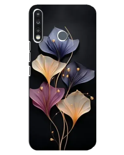 Чехол для TECNO Camon 12 CC7 с картинкой «Лиловые цветы грации»