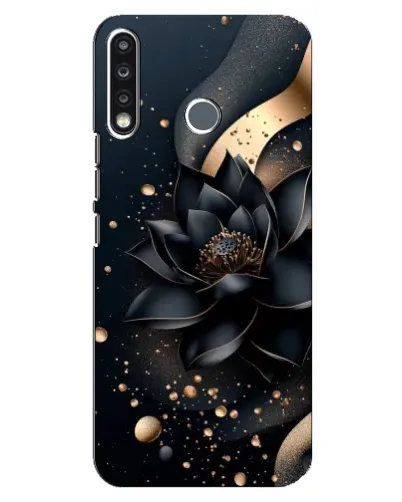 Чехол для TECNO Camon 12 CC7 с картинкой «Черный лотос»
