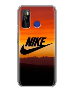 Чехол для TECNO Camon 15 Air с картинкой «Nike — вечерний горизонт»