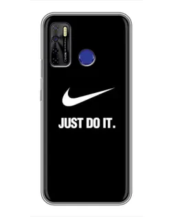 Чехол для TECNO Camon 15 Air с картинкой «Классический принт Nike»