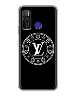 Чехол для TECNO Camon 15 Air с картинкой «LV — печать стиля»